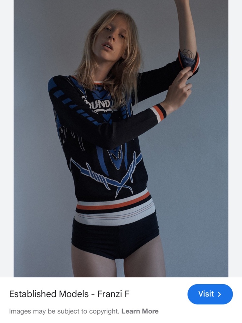 RARE Ground Zero Cyber-Racing Knit Sweater 🔥